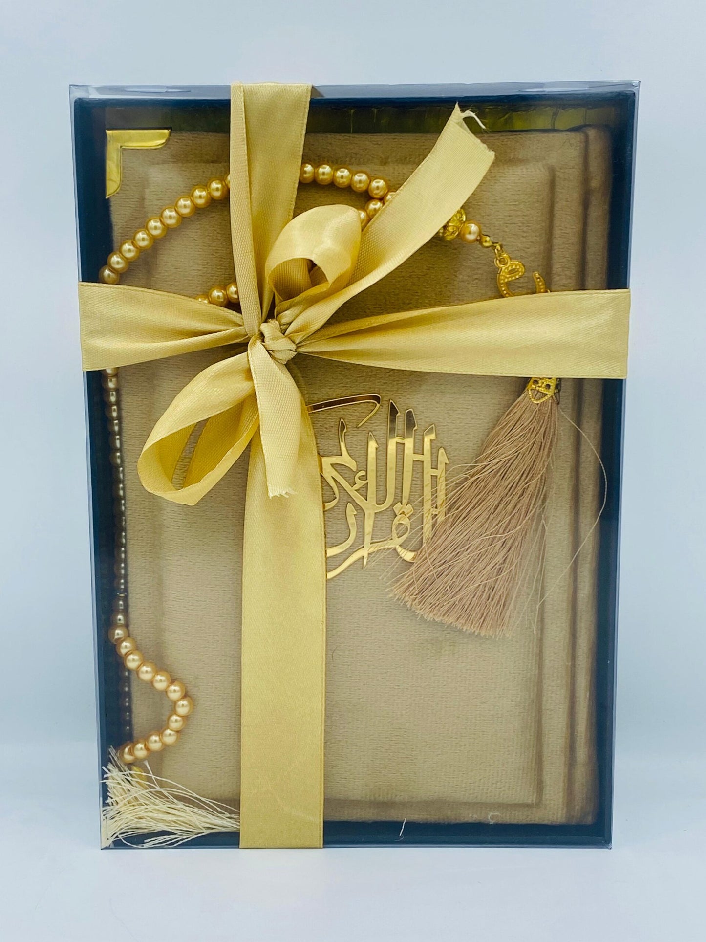 Velvet Gift Box Tajweedi Medium size (Golden Colour)